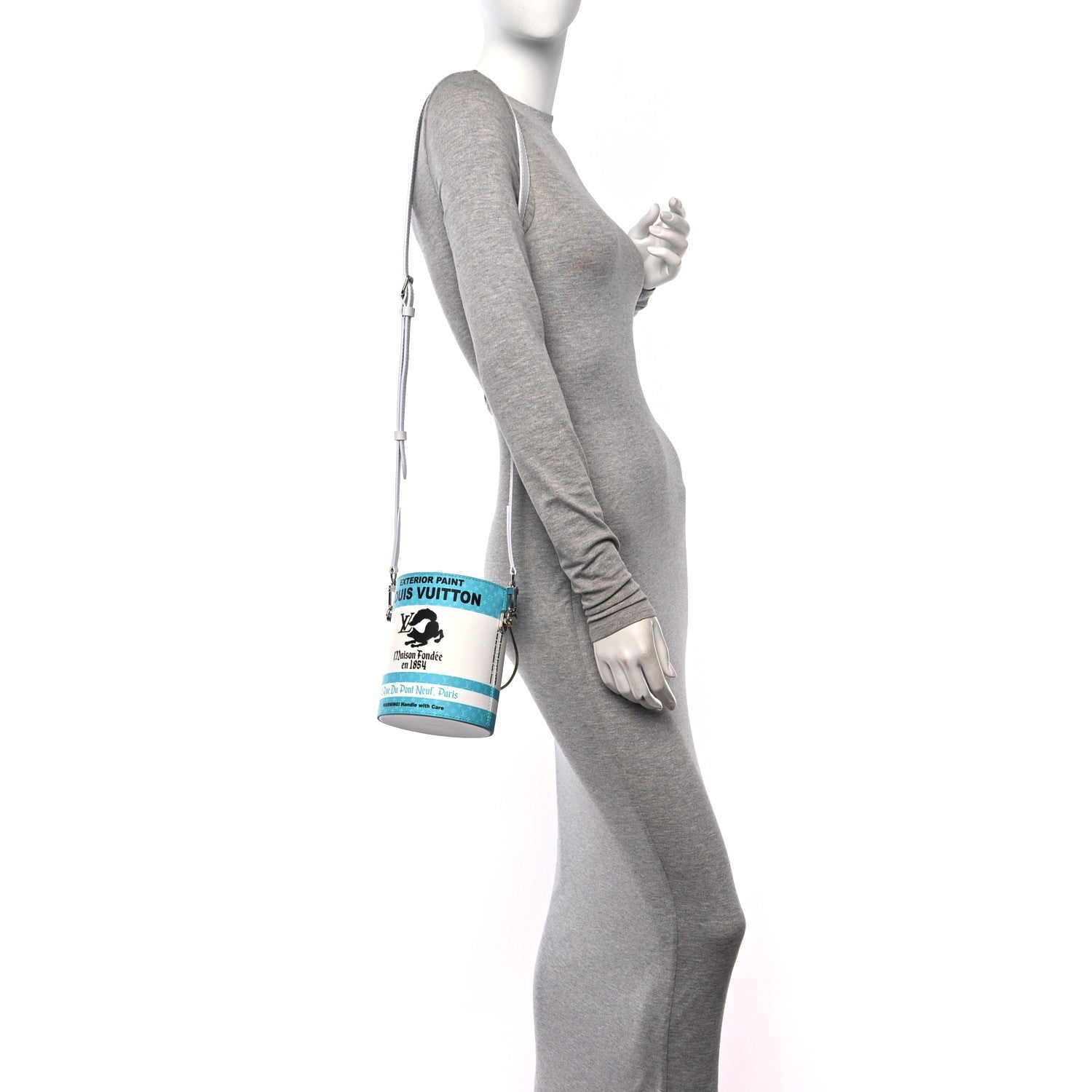 Louis Vuitton Monogram LV Paint Can Turquoise 2 of 10