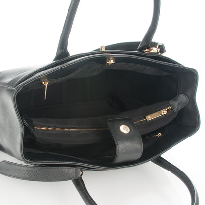 Chanel Calfskin Cerf Executive Shopper Tote Black 5 of 7