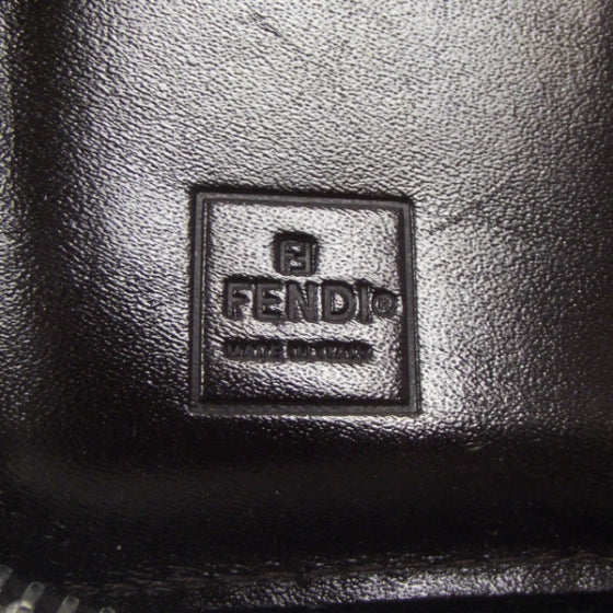 Fendi Zucca Compact Zip Around Wallet Tobacco 6 of 8