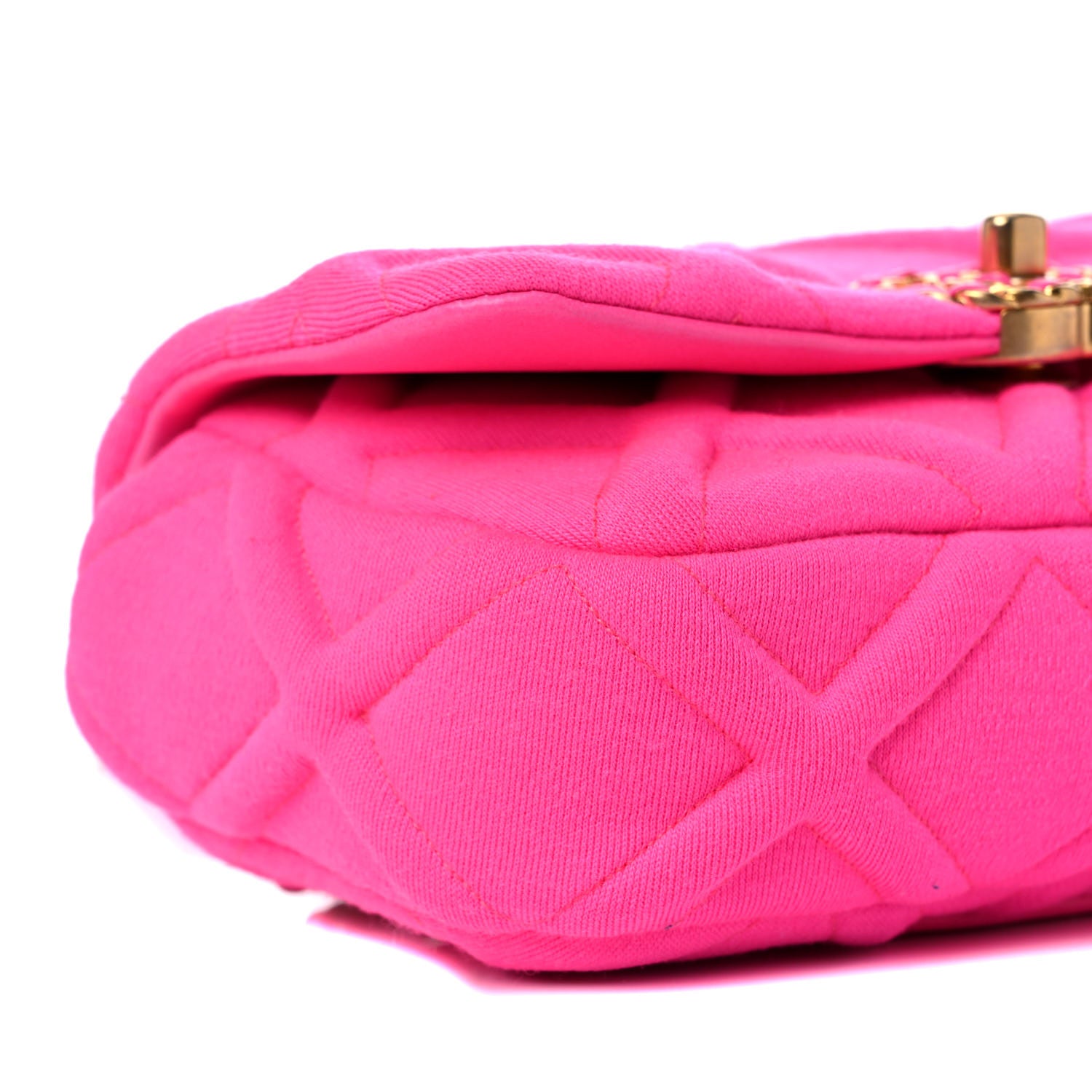 Chanel Jersey Quilted Chanel 19 Waist Bag Pink 7 of 10