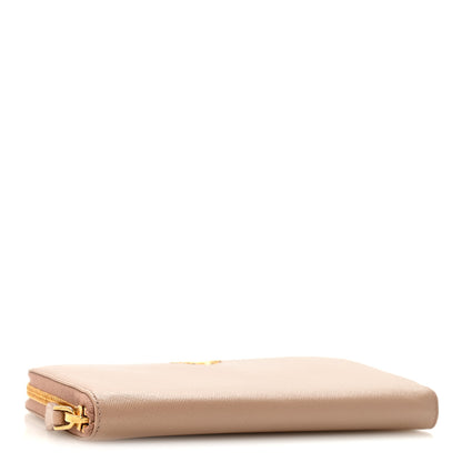 Prada Saffiano Metal Zip Around Wallet Cammeo 4 of 9