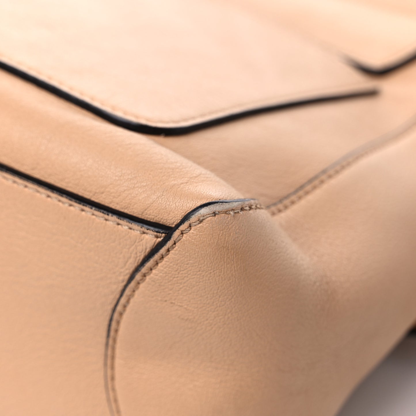 Calfskin Medium Faye Day Shoulder Bag Blush Nude
