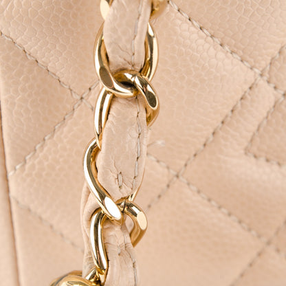 Chanel Caviar Quilted Petit Shopping Tote PST Beige Clair 8 of 9