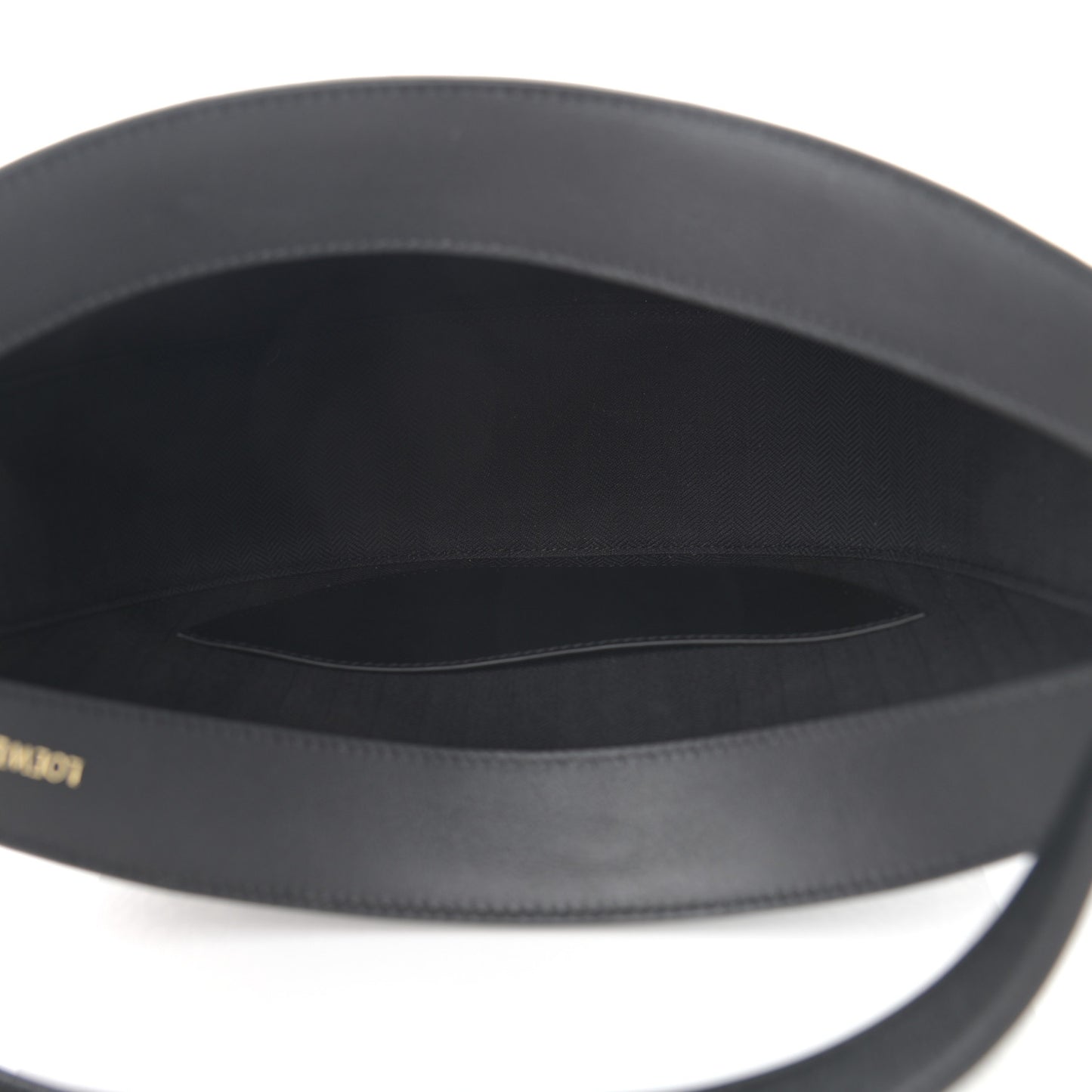 Jacquard Anagram Calfskin Luna Bag Navy Black