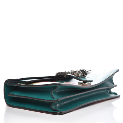 Gucci Calfskin Blooms Print Small Dionysus Shoulder Bag Bright Emerald Multicolor 4 of 8