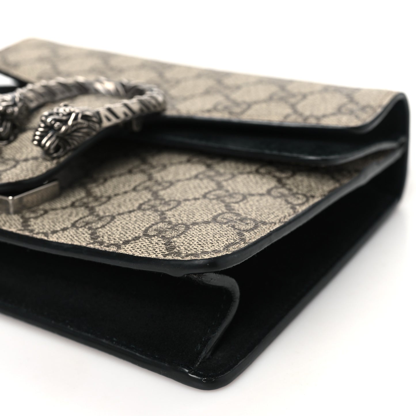 GG Supreme Monogram Mini Dionysus Shoulder Bag Black