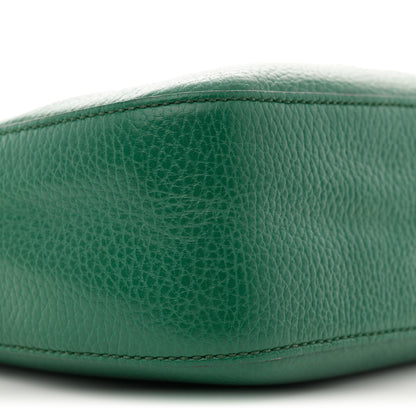 Gucci Pebbled Calfskin Small Soho Disco Bag Emerald Green 11 of 15