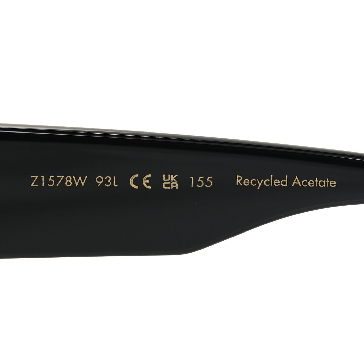 Acetate Swarovski Crystal Cyclone Sunglasses Z1578W Black