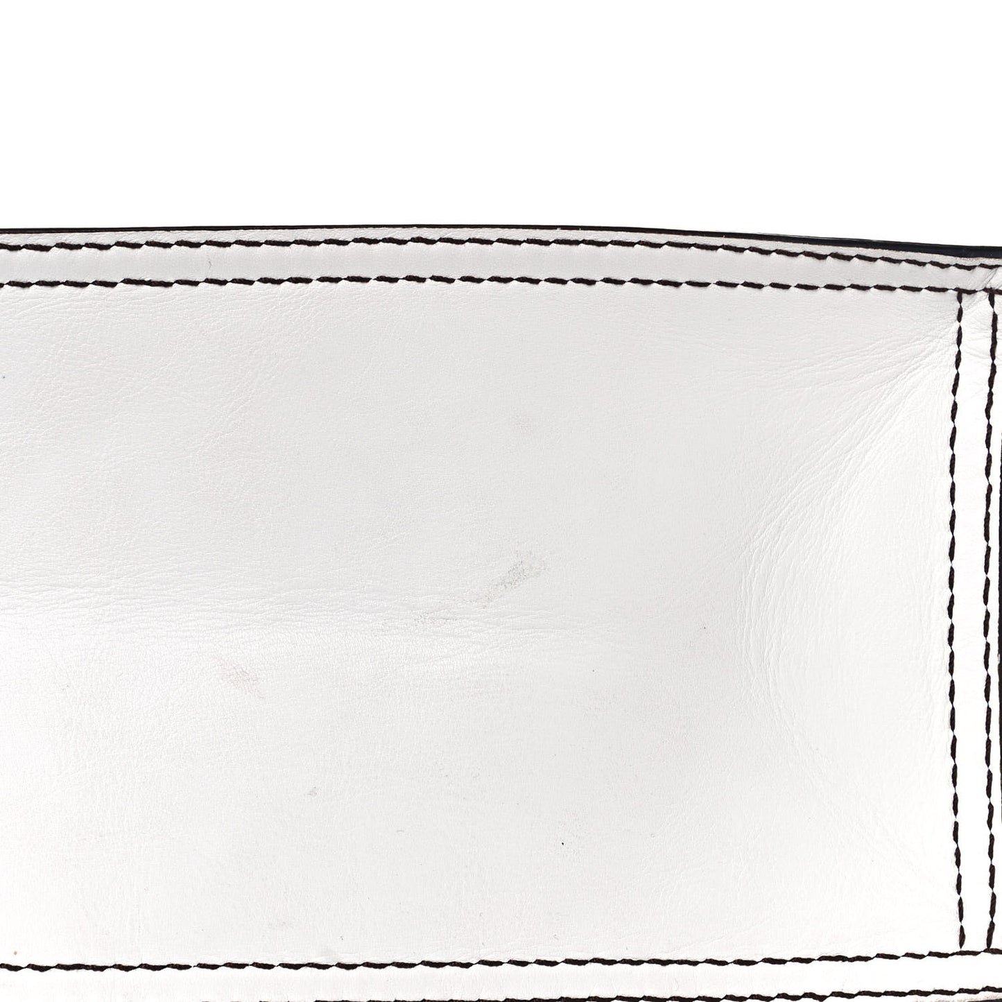 Calfskin Medium Shopping Tote White