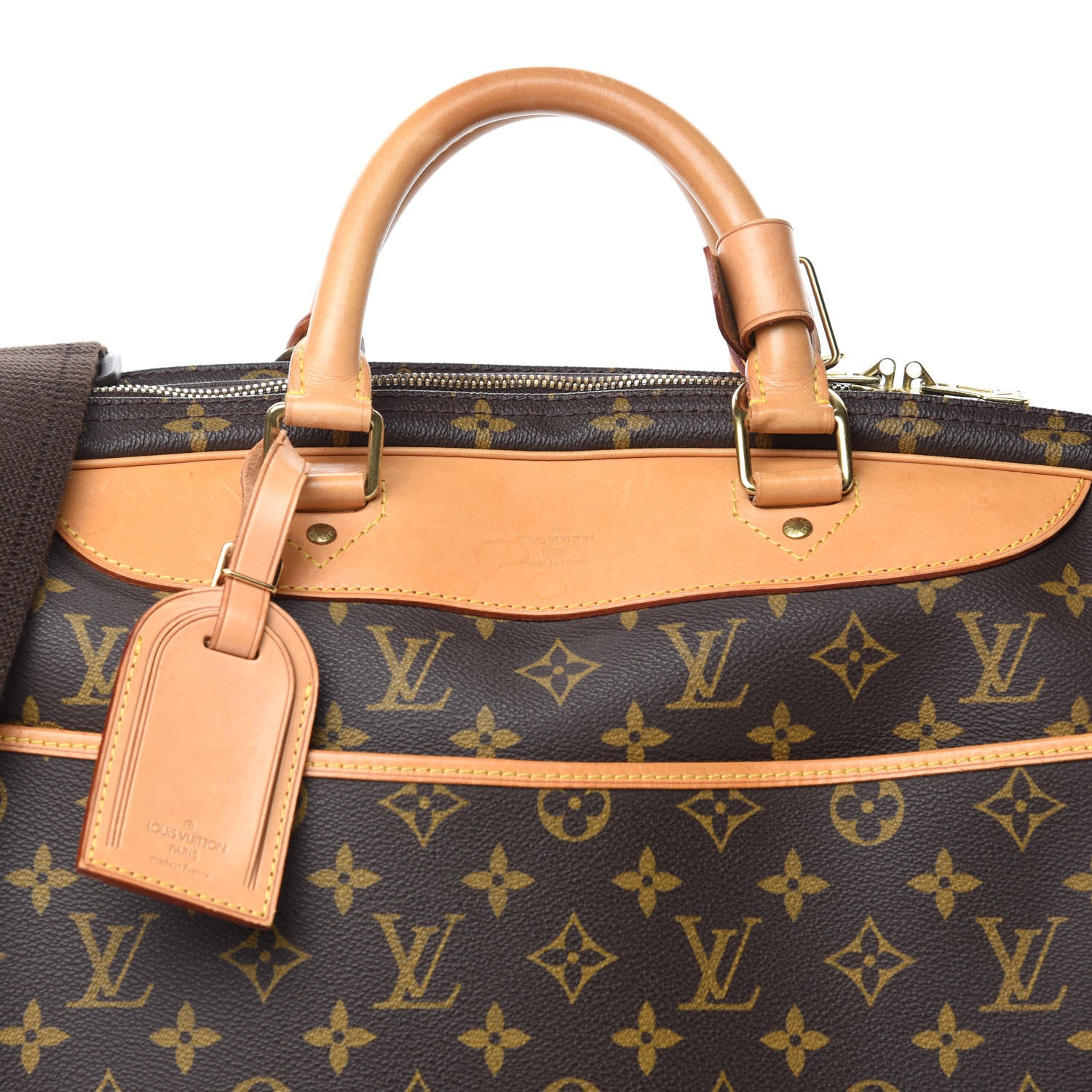 Louis Vuitton Monogram Alize 2 Compartment Luggage Travel Bag 9 of 9