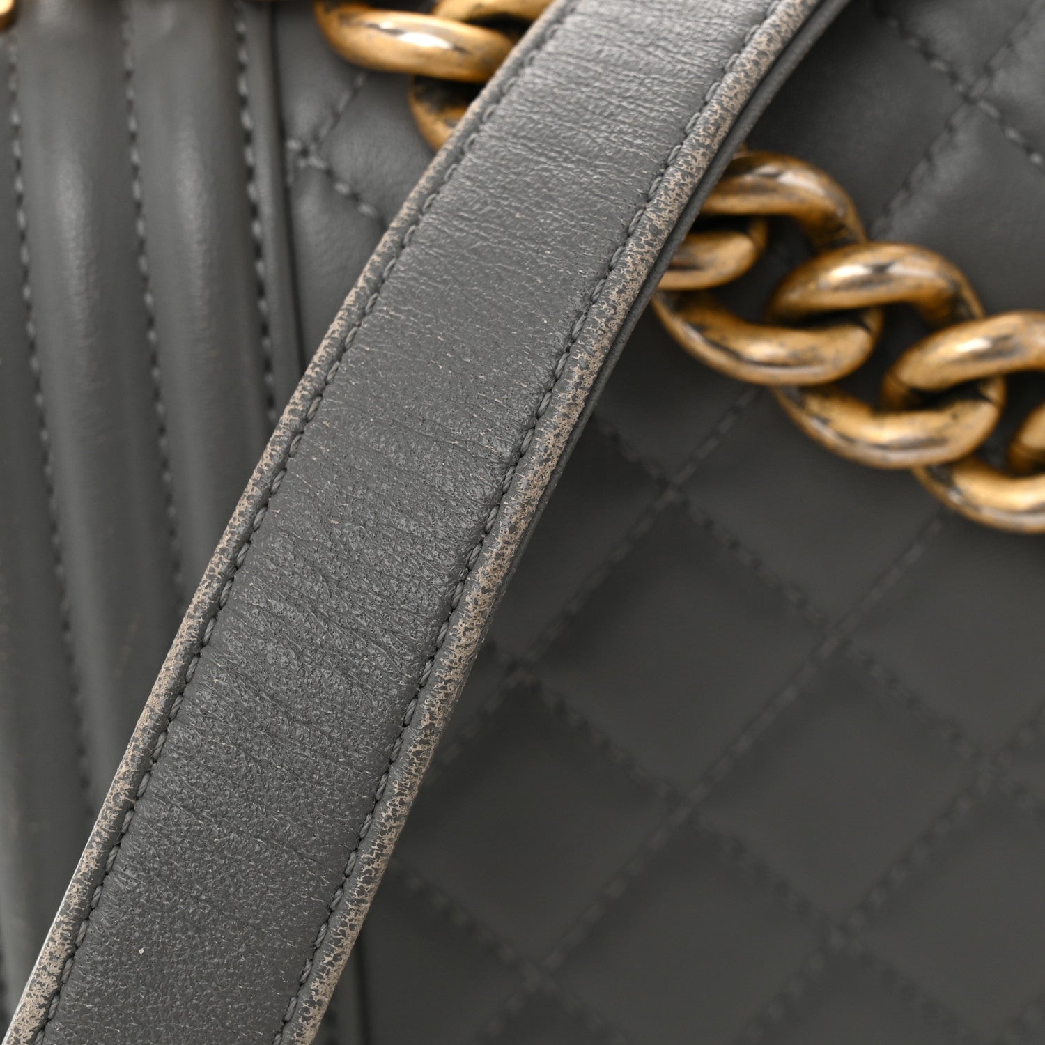 Chanel Lambskin Quilted Medium Boy Flap Grey 12 of 14