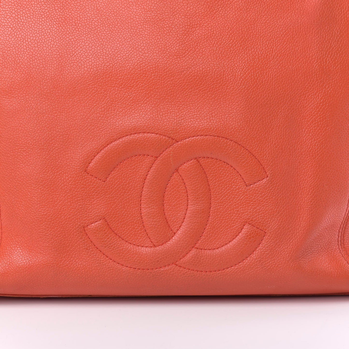Caviar CC Shoulder Bag Orange