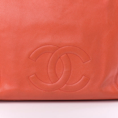 Chanel Caviar CC Shoulder Bag Orange 17 of 17