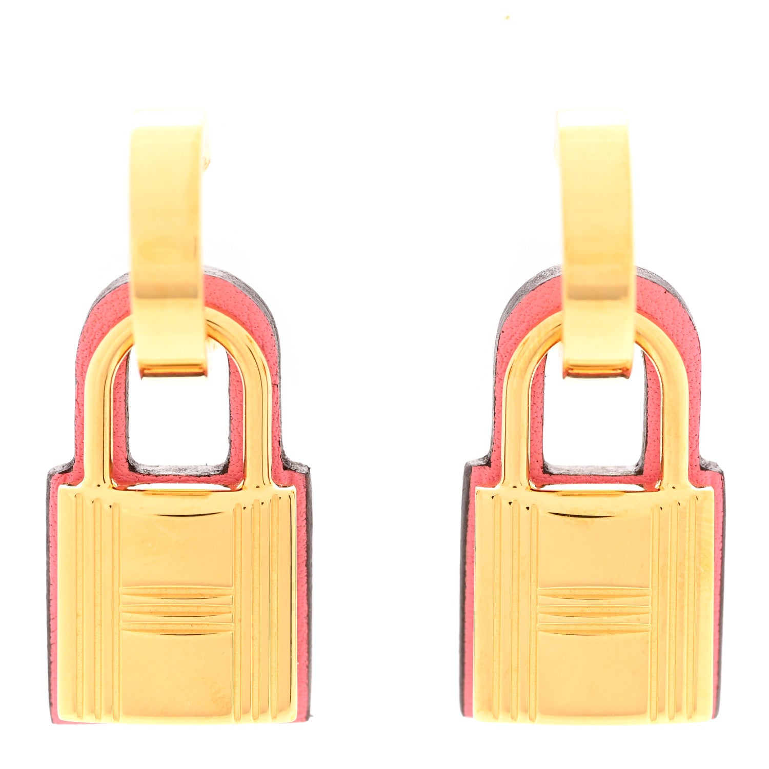 Hermes Swift O'Kelly Earrings Rose Azalee 1 of 8