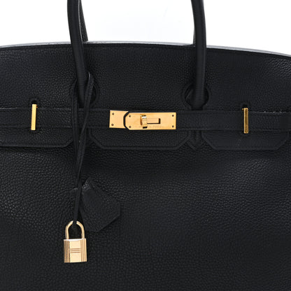 Hermes Togo Birkin 35 Black 5 of 12