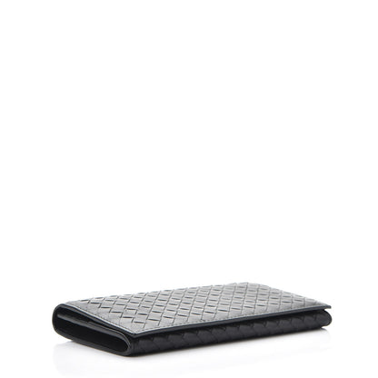 Bottega Veneta Nappa Intrecciato Flap Wallet Nero Black 4 of 10