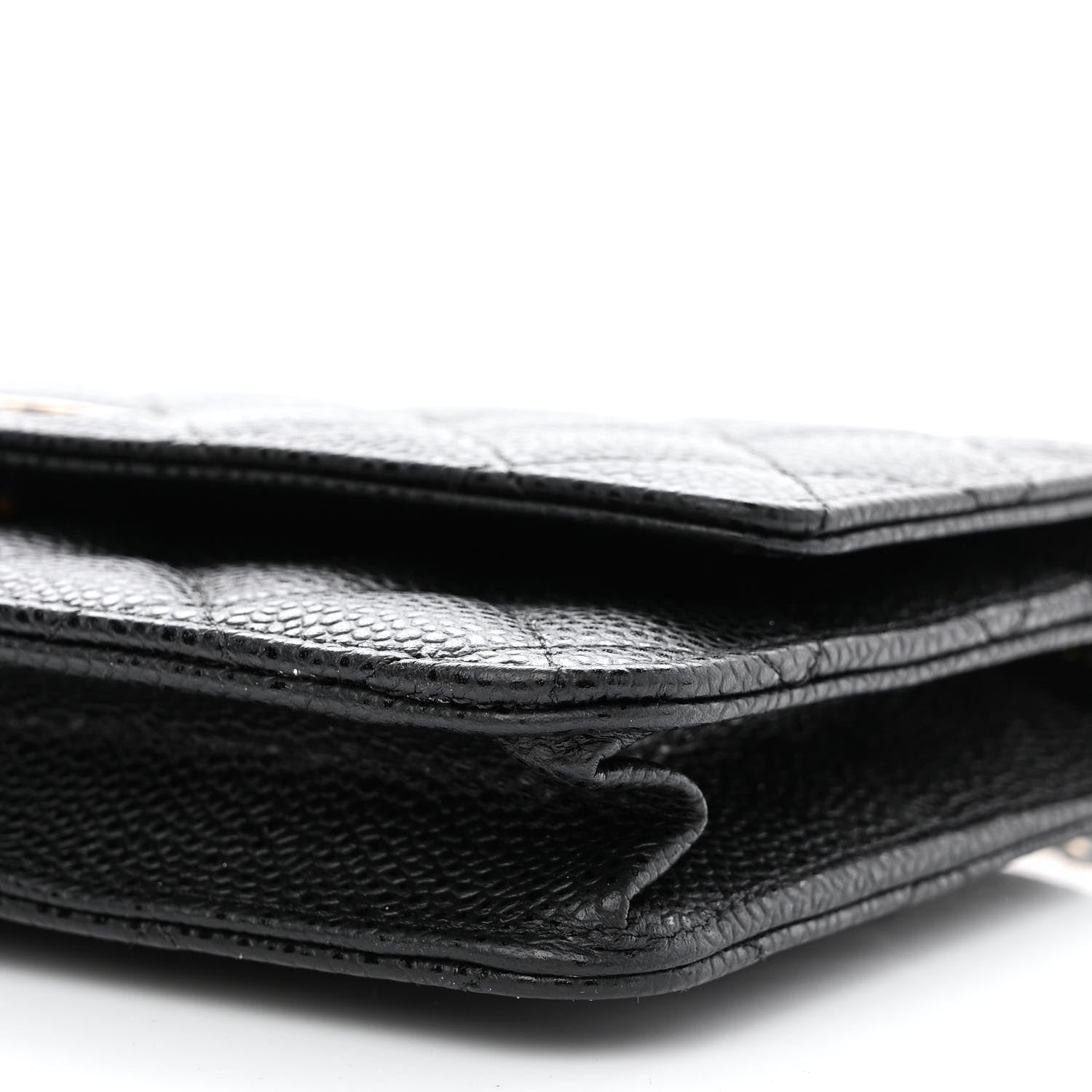 Chanel Caviar Quilted Wallet On Chain WOC Black 11 of 12