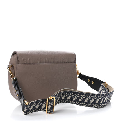 Christian Dior Grained Calfskin Large Bobby Flap Warm Taupe 2 of 4