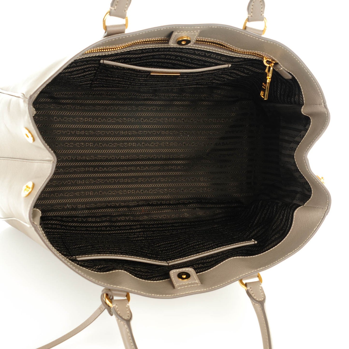Saffiano Lux Large Tote Argilla