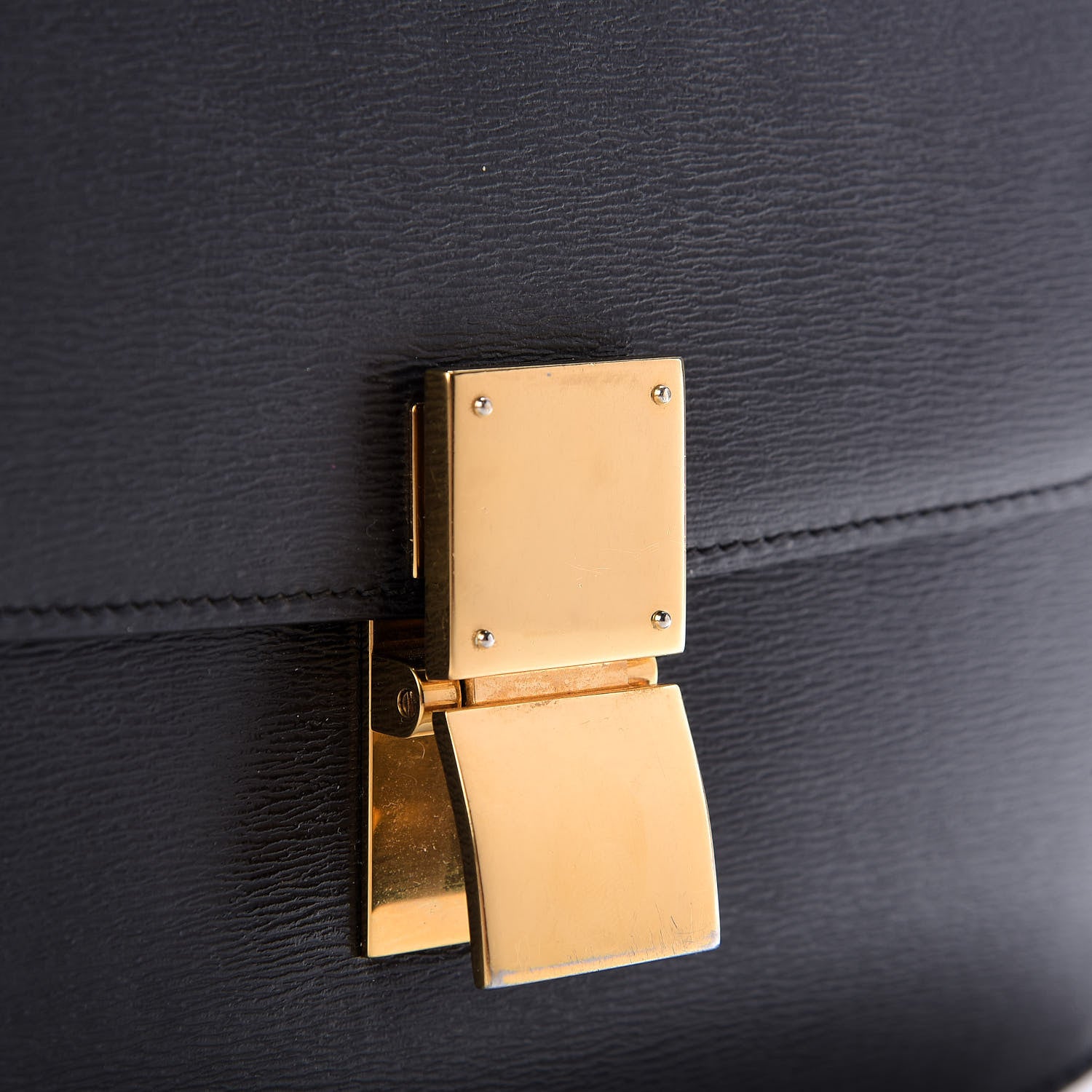Celine Liege Calfskin Medium Classic Box Flap Bag Black 19 of 22