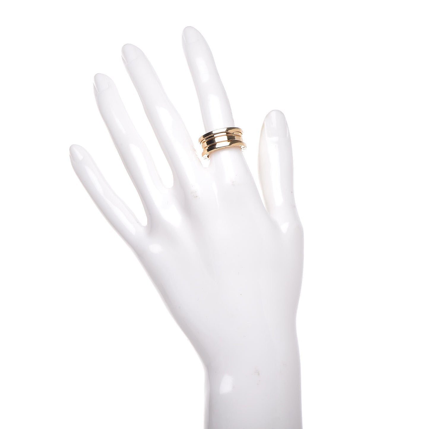 18K Yellow Gold B.Zero1 Three-Band Ring 51 5.75