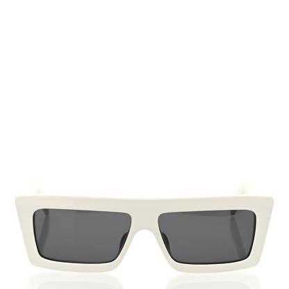 Celine Acetate Monochroms Square Sunglasses CL40214U White 2 of 6
