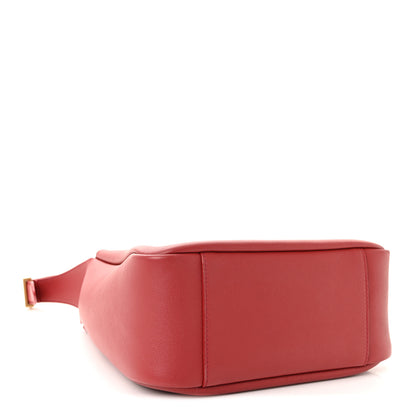Saint Laurent Smooth Calfskin Small Le 5 A 7 Soft Hobo Red Danger 4 of 9