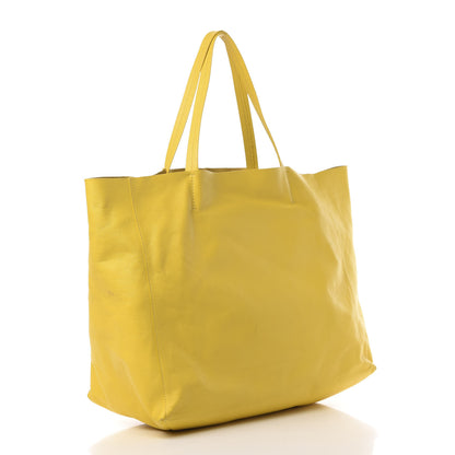 Celine Lambskin Horizontal Cabas Sun Yellow 3 of 16