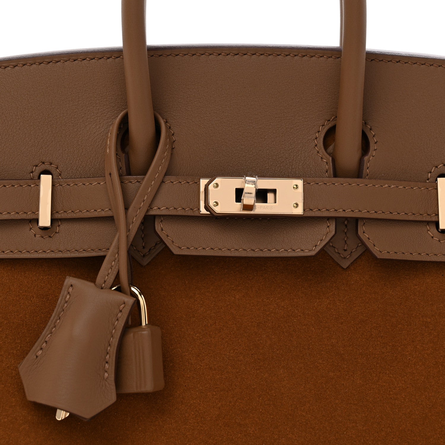 Hermes Veau Doblis Swift Grizzly Birkin 25 Alezan 16 of 21