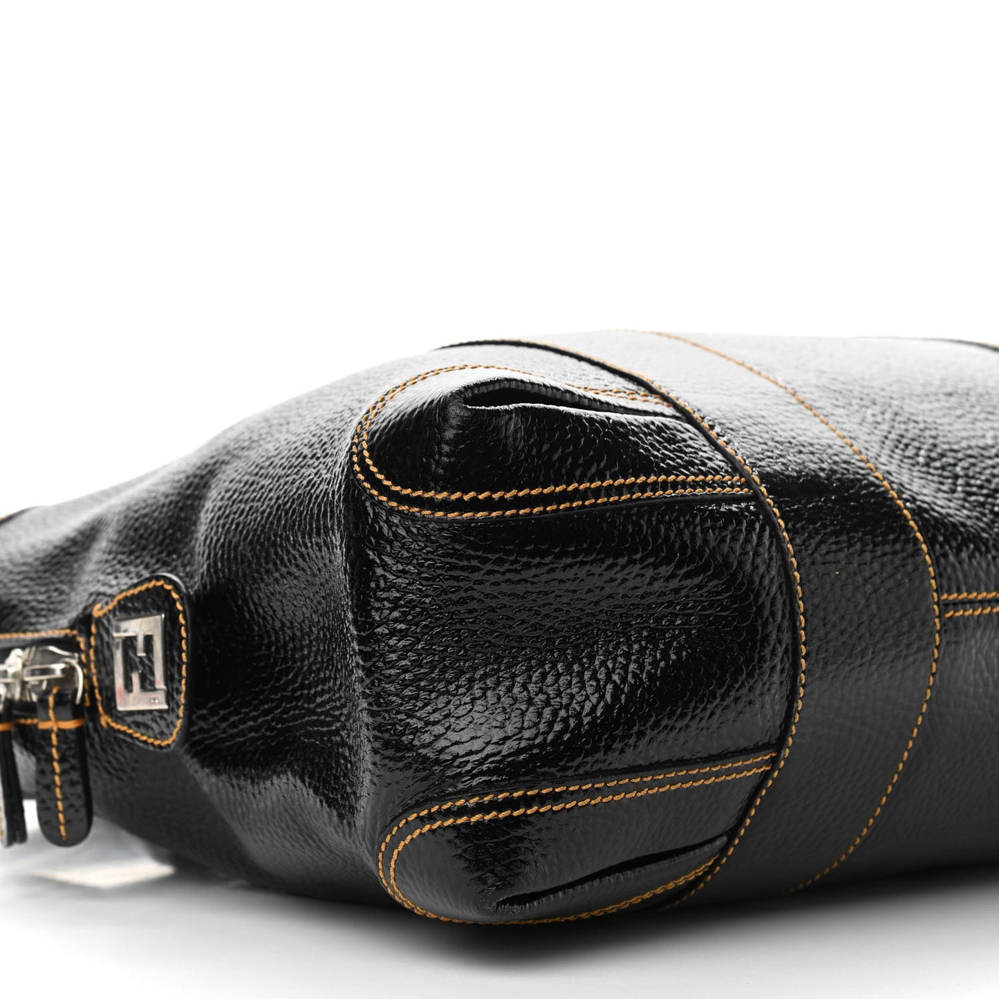 Grained Calfskin Large B Mix Tote Black