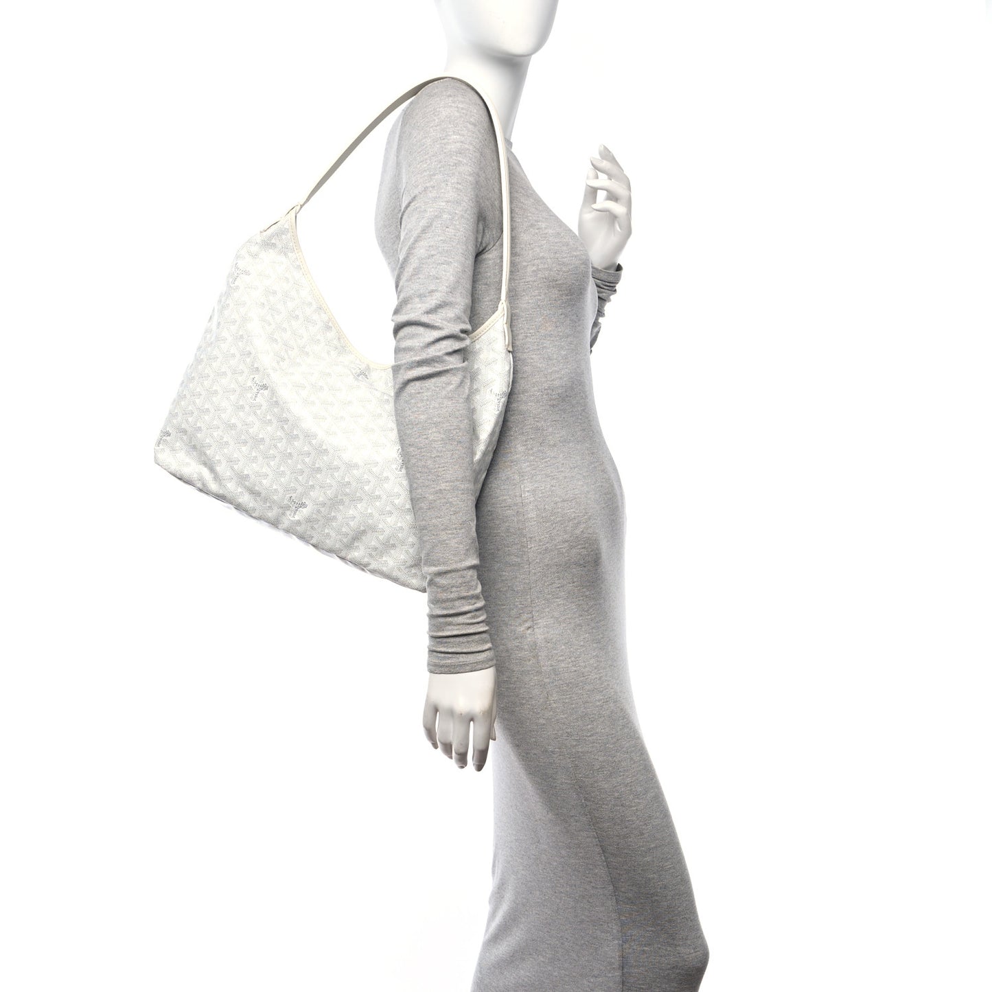 Goyardine Boheme Hobo White