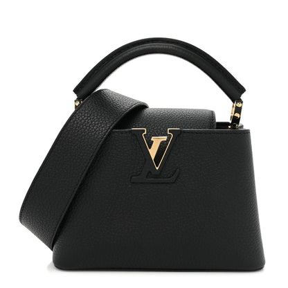 Louis Vuitton Taurillon Mini Capucines Black 1 of 9