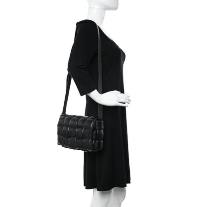 Bottega Veneta Nappa Maxi Intreccio Padded Cassette Crossbody Bag Black 2 of 9