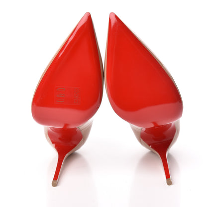 Christian Louboutin Patent So Kate 120 Pumps 40 Nude 6 of 10