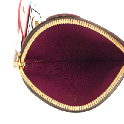 Louis Vuitton Monogram Totem Round Coin Purse Magenta 3 of 5