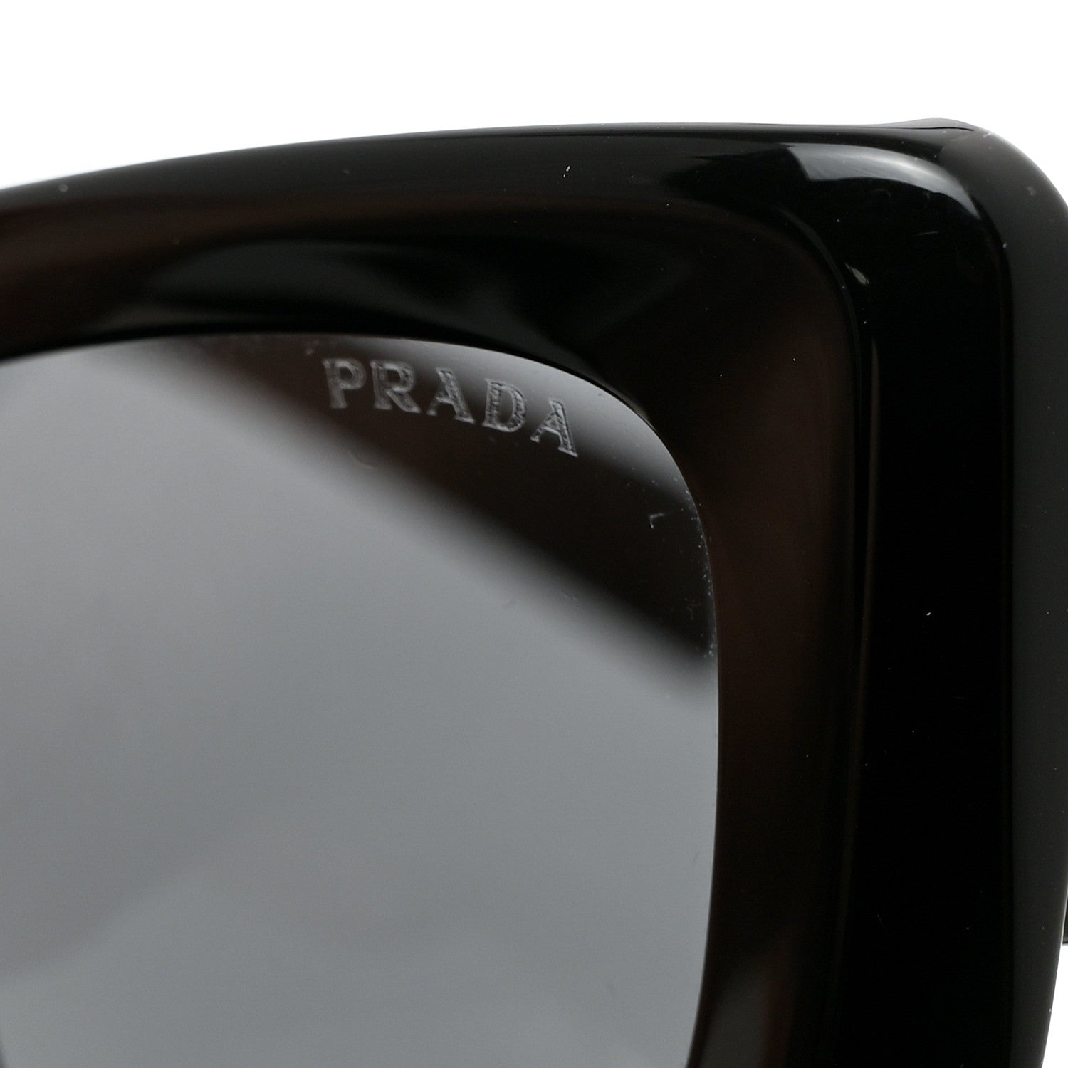 Prada Acetate Symbole Sunglasses SPR 13Z Black 7 of 8