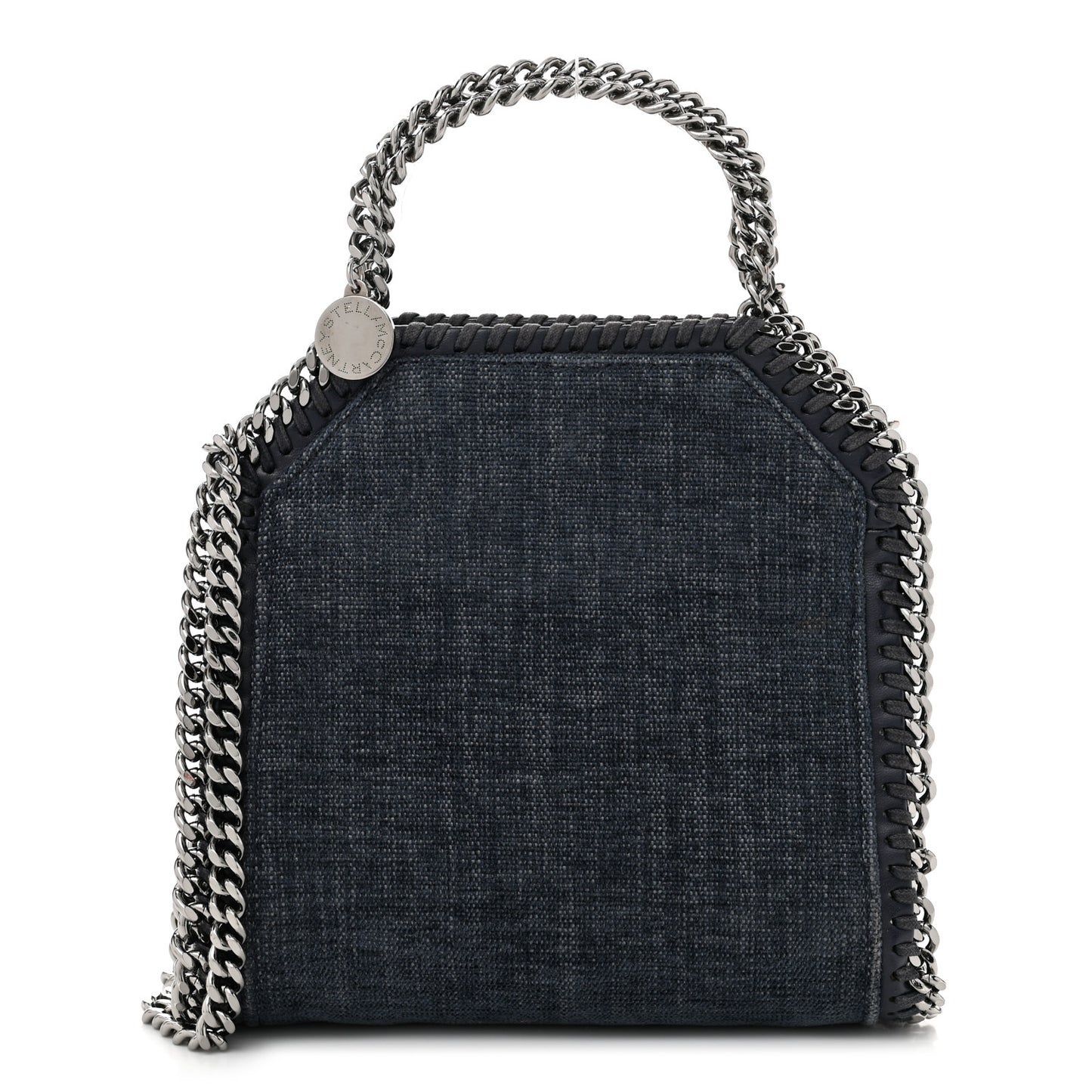 Denim Tiny Falabella Tote Blue