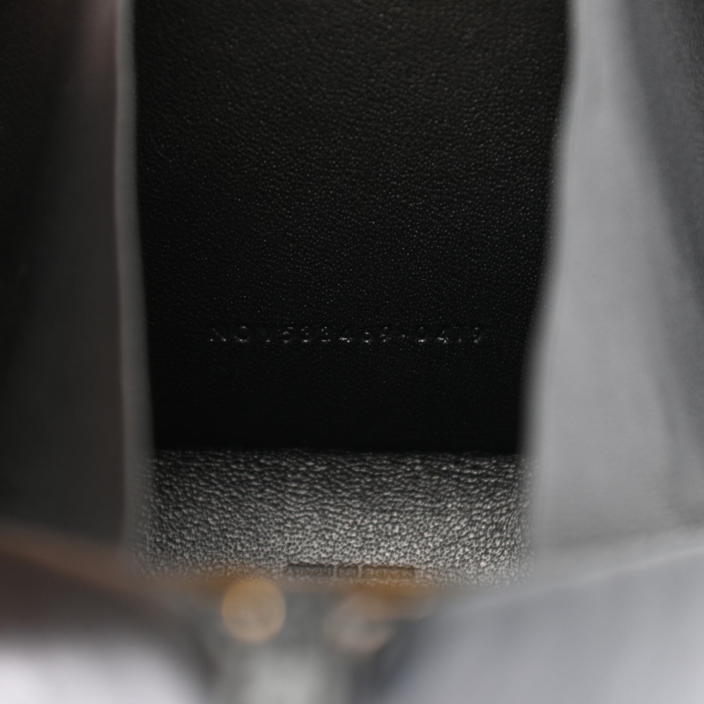 Lambskin Pyramid Clutch Black
