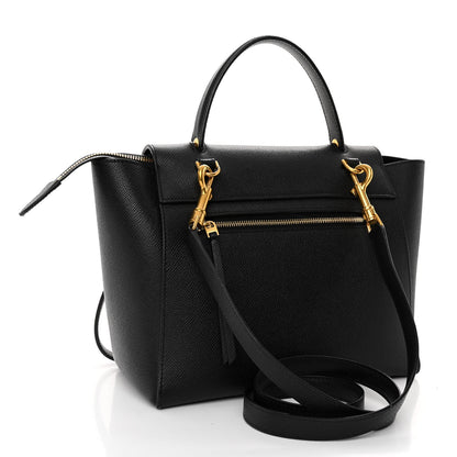 Celine Grained Calfskin Micro Belt Bag Black 3 of 10