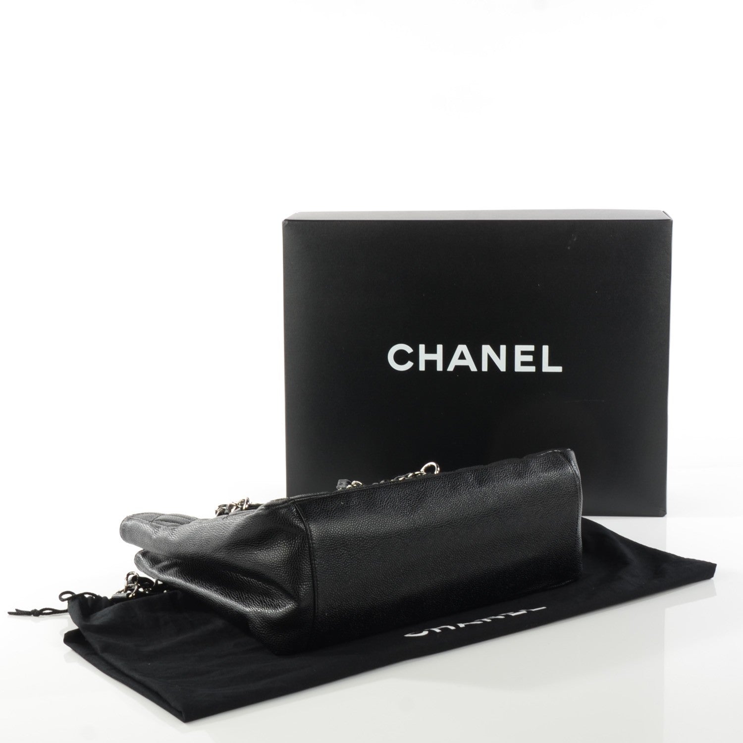 Chanel Caviar Quilted Grand Shopping Tote GST Black 4 of 7