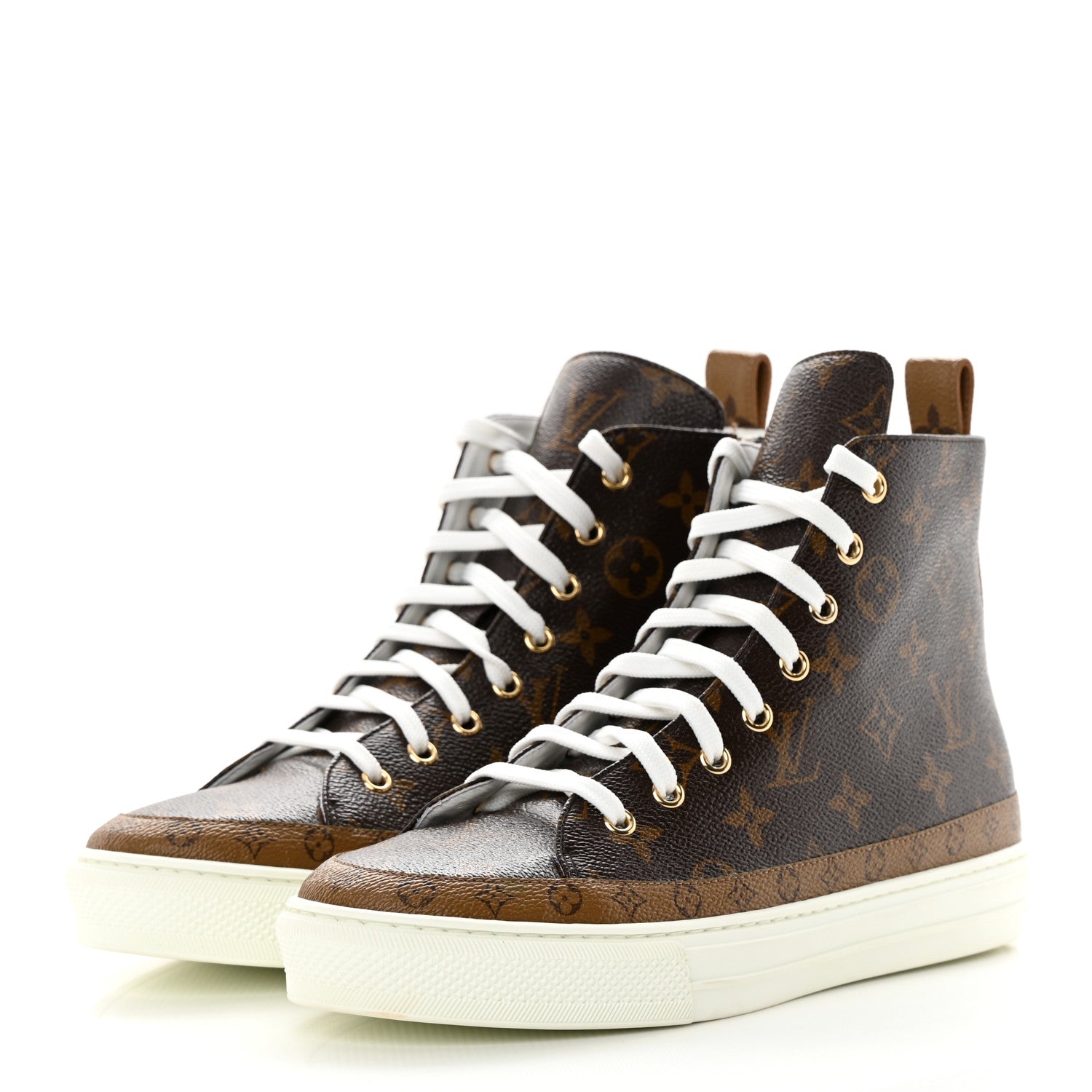 Louis Vuitton Patent Reverse Monogram Stellar Sneaker Boots 39.5 3 of 12
