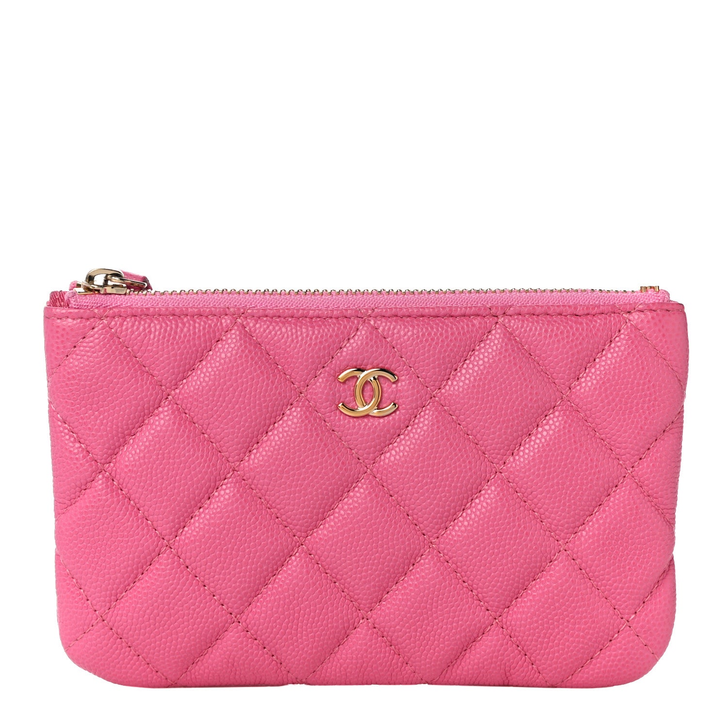 Chanel Caviar Quilted Small Cosmetic Case Pink 1 of 11