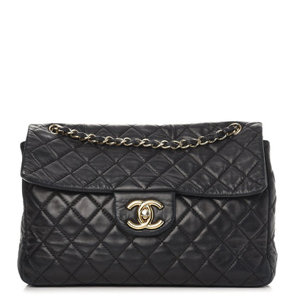 Chanel Lambskin Quilted Maxi Single Flap Black 1 of 13