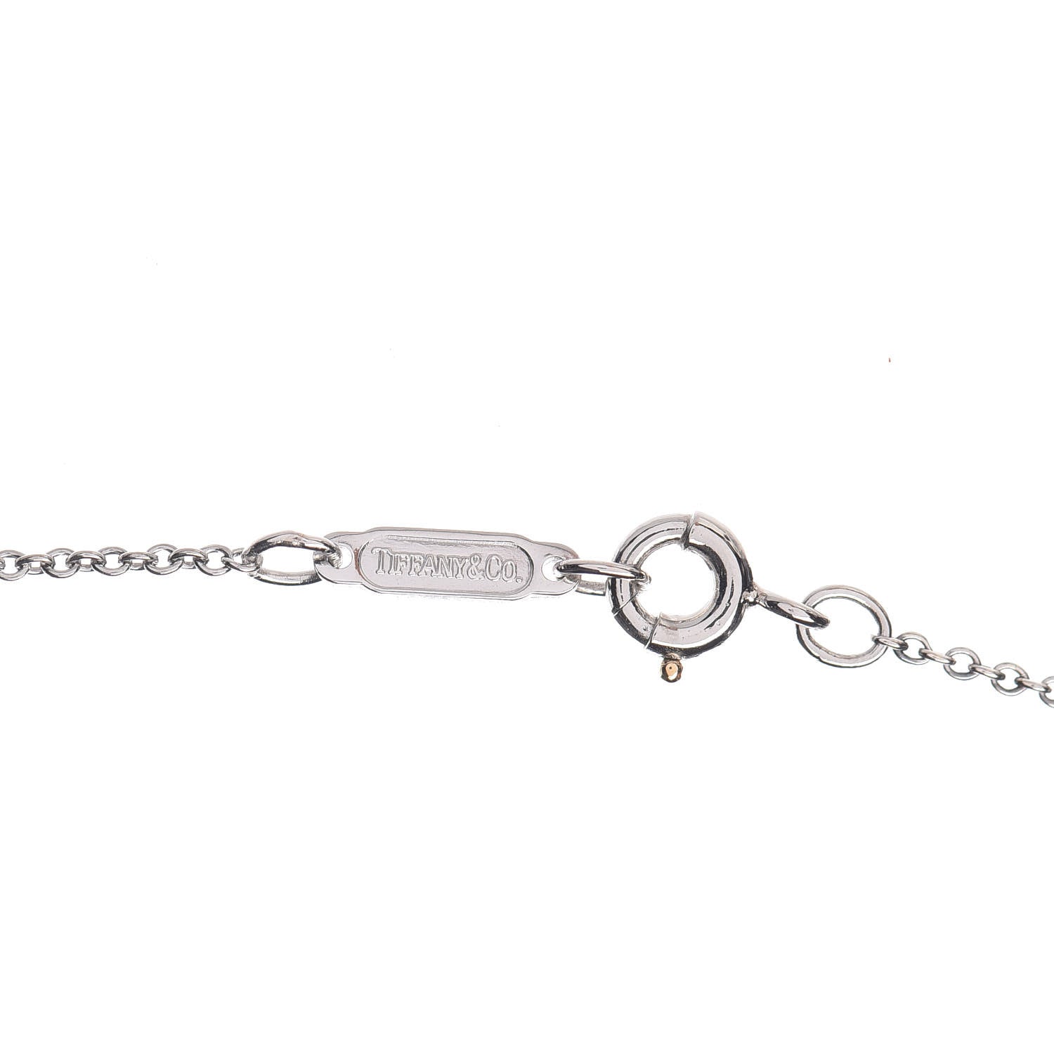 Tiffany Platinum Pearl Diamond Pendant Necklace 6 of 7