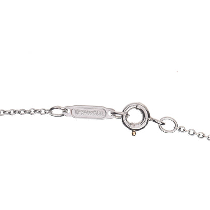 Tiffany Platinum Pearl Diamond Pendant Necklace 6 of 7