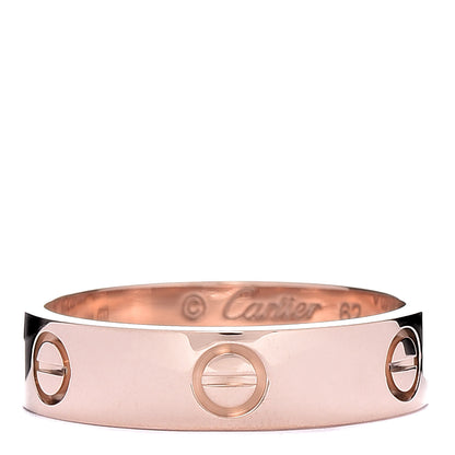 Cartier 18K Pink Gold 5.5mm LOVE Ring 62 10 1 of 4
