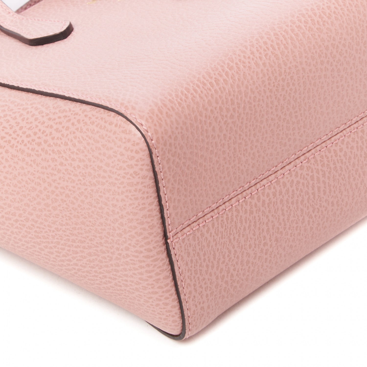 Gucci Dollar Calfskin Mini Swing Top Handle Bag Soft Pink 6 of 8