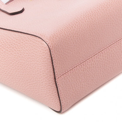 Gucci Dollar Calfskin Mini Swing Top Handle Bag Soft Pink 6 of 8