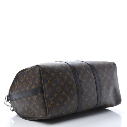 Louis Vuitton Monogram Macassar Keepall Bandouliere 45 3 of 10