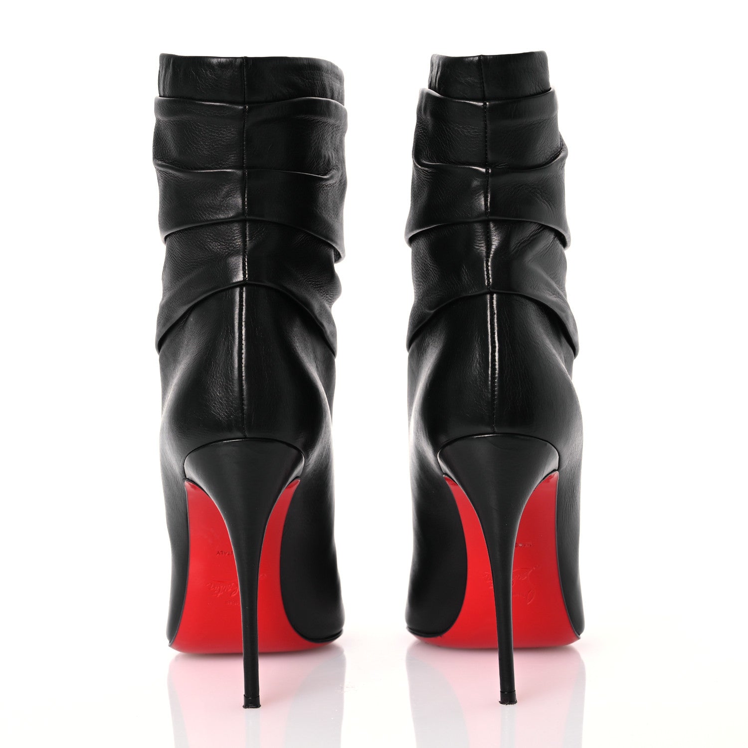 Christian Louboutin Calfskin Ishtar 100 Booties 37 Black 5 of 14